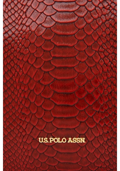 U.S. Polo Assn. Kadın Kiremit Zincir Askılı Kroko Kol Çantası 50317816-VR031