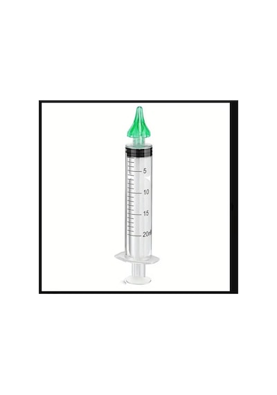 Sıno 3 Delikli Kulak Temizleme Şırınga Kiti, 20ml Manuel Kulak Kiri Temizleme Aracı