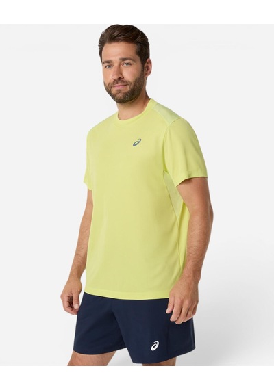 Asics Court Ss Top Erkek Sarı Kısa Kollu Tshirt 2041a339-302