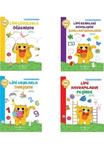 Limi Kavramların Peşinde-limi Sayılarla Tanışıyor/okul Öncesi Öğretmeninden-4 Kitap Set