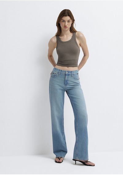 Mavi Lovely Mid Vintage Classic Denim Lacivert