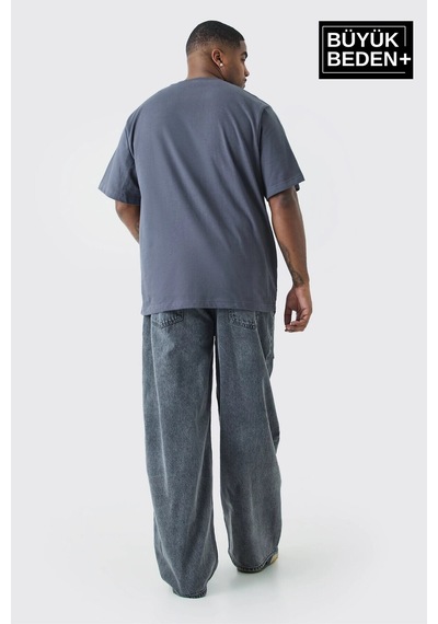 Superlife Erkek Büyük Beden El Yazılı Brooklyn Baskılı 3xl-6xl Bisiklet Yaka Tshırt Spr26bts510-6 Gri Superlife Erkek Büyük Beden El Yazılı Brooklyn Baskılı 3xl-6xl Bisiklet Yaka Tshırt Spr26bts510-6 Gri