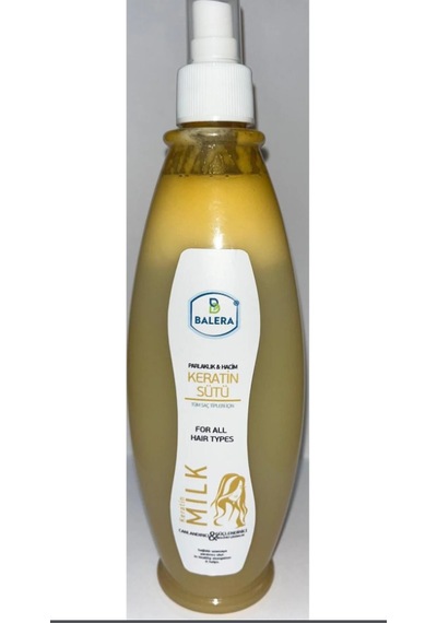 Durulanmayan Keratin Bakım Sütü Düzleştirici & Besleyici Saç Bakım Spreyi 400ml