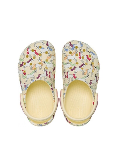 Crocs Classic Unicorn Graphic Clog T Çocuk Terliği 212515-7cjsarı Sarı