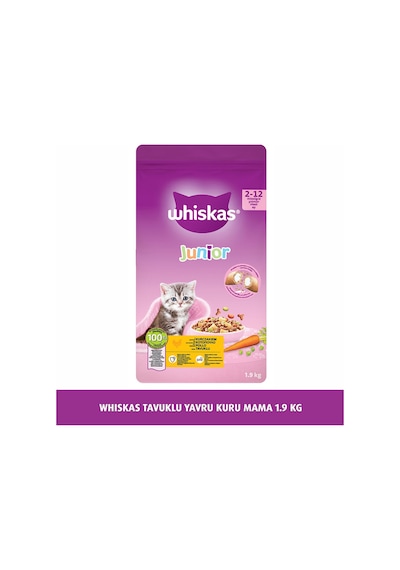 Whiskas Junior Tavuklu Yavru Kedi Maması 1900 G