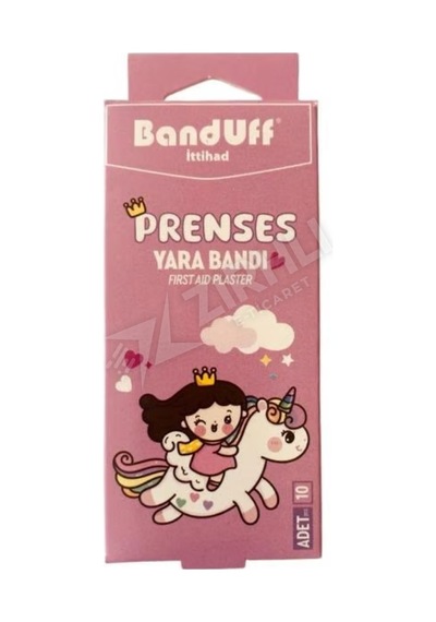 4 Adet Banduff Yara Bandı Prenses 10'lu