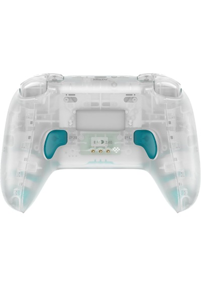 8bitdo Ultimate 2 Kablosuz Oyun Kolu Windows, Android, Apple Uyumlu Hall Effect 2.4g Controller Şeffaf Mavi Clear Blue