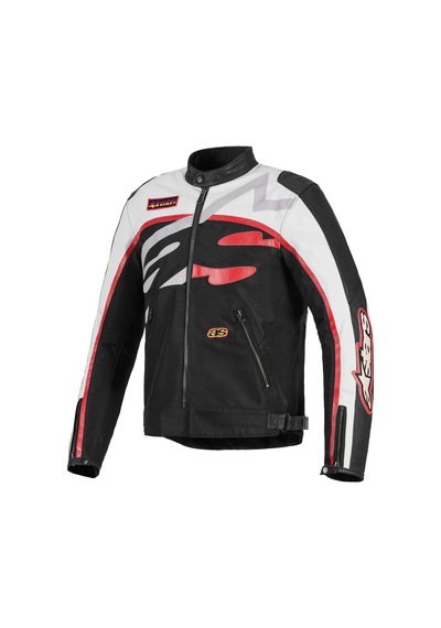 Alpinestars Axton Korumalı Motosiklet Montu Siyah Beyaz