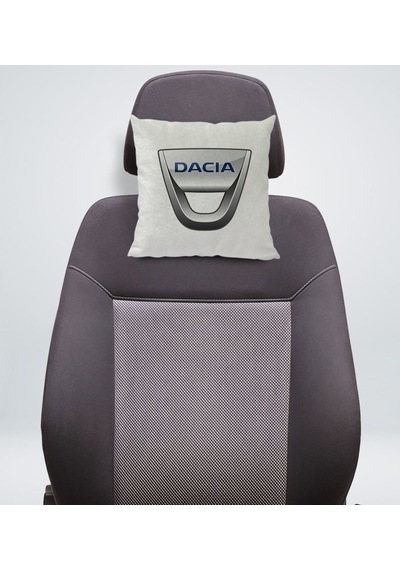 Bk Gift Dacia Tasarımlı Kare Araç Koltuk Yastığı-1