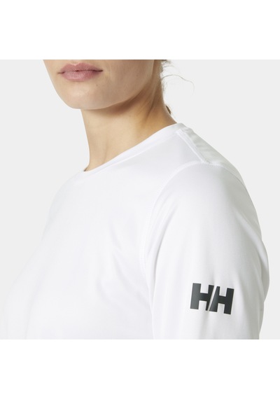 Helly Hansen W Hh Tech Crew Ls 2.0 Uv Üst Kadın Sweatshirt-32405 Beyaz
