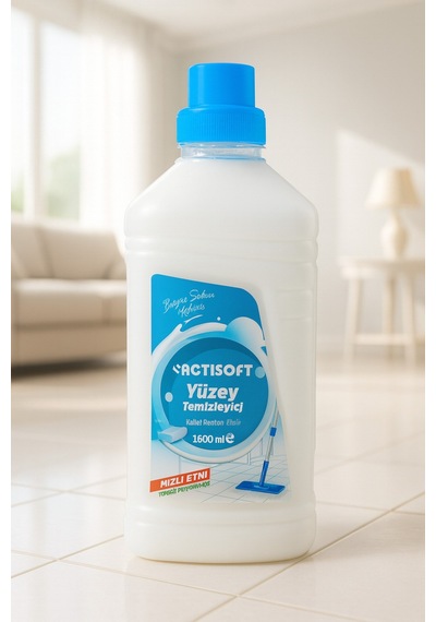 Kalıcı Beyaz Sabun Parfüm Etkili Yüzey Temizleyici 1500 Ml. Tekli
