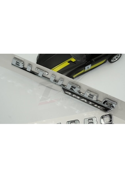 Biturbo 4Matic Çamurluk Yanı Logo Amblem