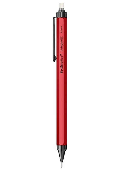 Scrikss Octagon-x Mekanik Kurşun Kalem 0.5 Mm Kırmızı Karışık/çok Renkli