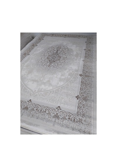 Bloom Serisi 200x290 6m2 Akrilik İplik Dokuma Makina Halısı Kahverengi