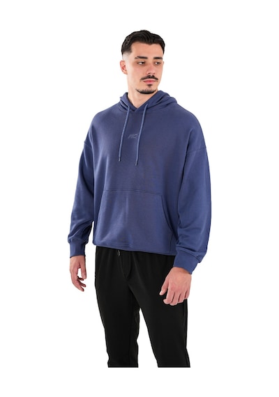 Musclecloth Elite Oversize Kapüşonlu Sweatshirt İndigo Lacivert