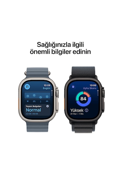 Apple MF1T4TU/A Watch Ultra 3 Gps + Cellular 49 MM Akıllı Saat (Distribütör Garantili)