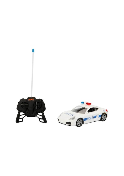 Suncon 1:20 Uzaktan Kumandalı Suncon Usb Şarjlı Polis Arabası 20 Cm. - Beyaz Çizgisiz