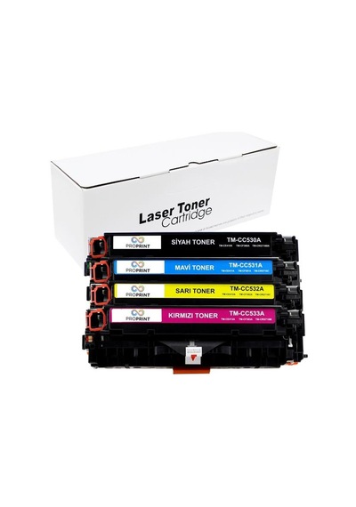 Hp 305A-Ce410A-11A-12A-13A Uyumlu Toner Seti- M451Dn- M451Dw