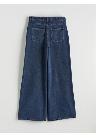 Lcw Modest İndigo Baggy Fit Kadın Jean Pantolon
