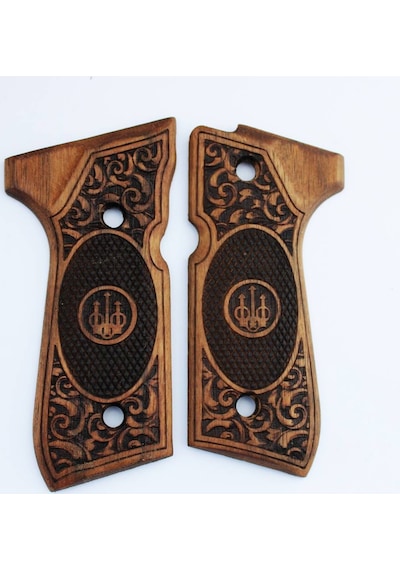Beretta 92 Fs Ceviz Ağaci Kabze Baretta Logolu T 179