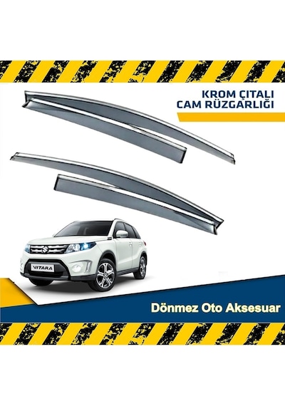 Suzuki Vitara Mügen Cam Rüzgarlığı Kromlu 2015-2021 Arası 4Lü Set N11.35637