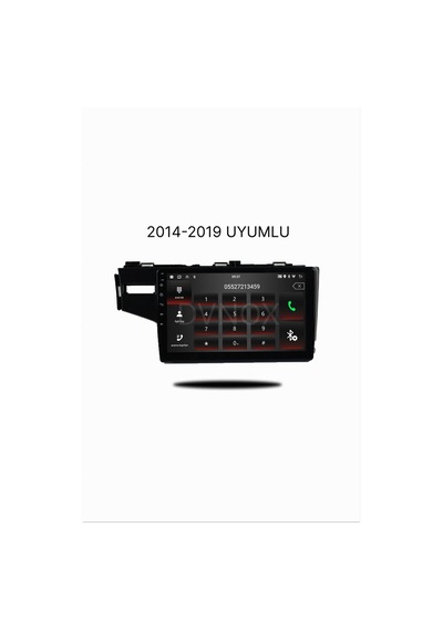 Snp Serisi Honda Jazz 2014 İle 2019 Uyumlu 10" Android Multimedya Sistemi 6-128 Gb Hafıza Carplay Android Auto Ve Geri Görüş Kamerası 10"