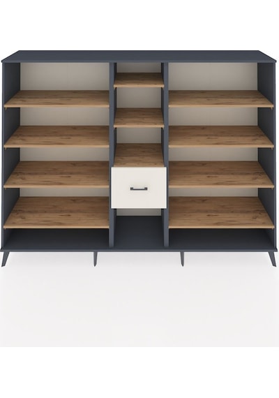 Hyperion Dolap 11 Raflı 3 Çekmeceli 220x44x163 Antrasit-çam/ayta Antrasit-çam/aytaşı Hyperion Dolap 11 Raflı 3 Çekmeceli 220x44x163 Antrasit-çam/ayta Antrasit-çam/aytaşı