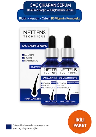 Nettens Hair Saç Serumu 2 X 50 Ml