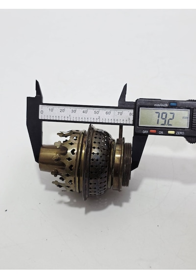 Antika Gaz Lambası Mekanizma Başlığı 005 Sarı