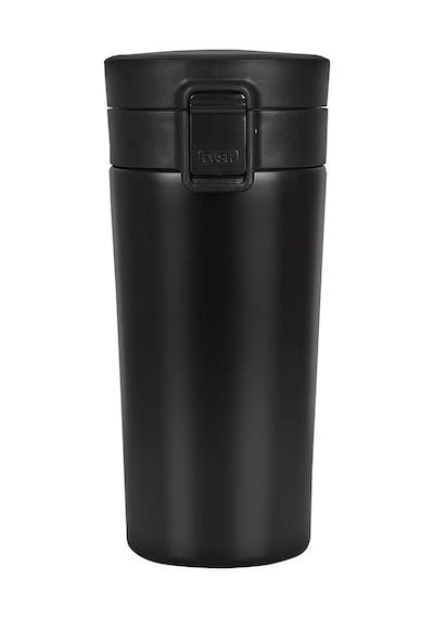 Paslanmaz Çelik 380 ml Çay Kahve Mug Termos Bardak - AL3114 Siyah