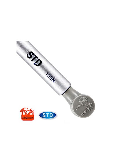Std Piston Dolap Kapak Amortisörü Gazlı Kapak Pistonu 100n