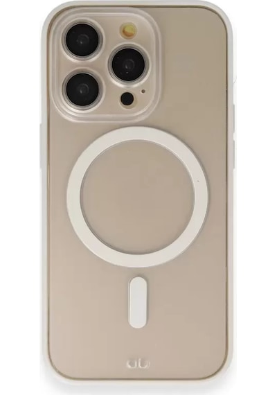 Newface Apple İphone 14 Pro Kılıf Grand Magneticsafe Kapak - Beyaz
