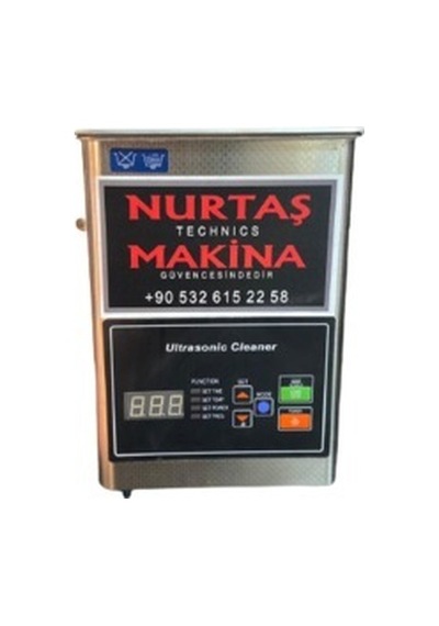 2.5 Lt Ultrasonic Yıkama Makinası Gri