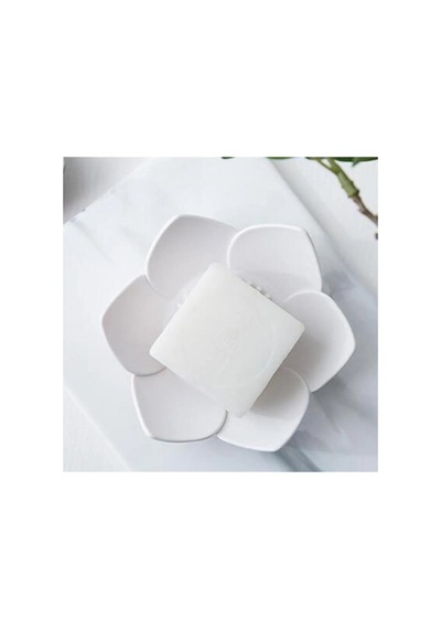 Buççin Online Mağaza Elastik Lotus Kaydırmaz Katı Sabunluk Ve Süngerlik Silikon Banyo Düzenleyici Silikon Beyaz Çok Renkli