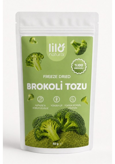 Freeze Dried Brokoli Tozu 50 G - %100 Brokoli - Dondurularak Kurutulmuş Sebze Tozu - 900925856 Diğer