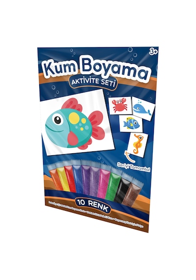 Benekli Balık Kum Boyama Aktivite Seti