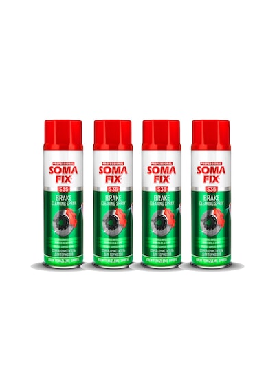 Somafix S35 Fren Balata ve Genel Amaçlı Temizleyici Sprey 500mlx4