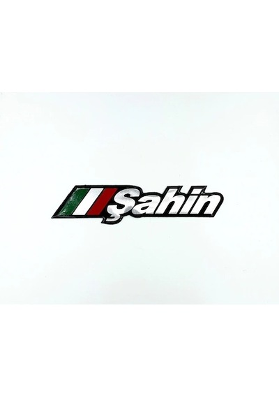 Şahin Logo Arma Sticker Yapıştırmalı Ürün - Şahin İtalyan Bayraklı Arma - Şahin Arma