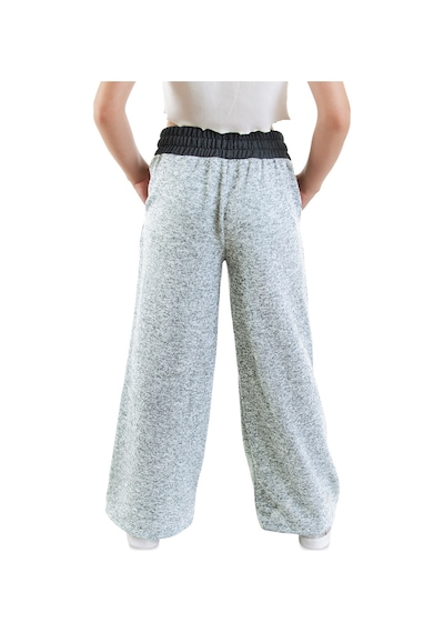 Denokids Kız Çocuk Yumoş Gri Pantolon Renkli