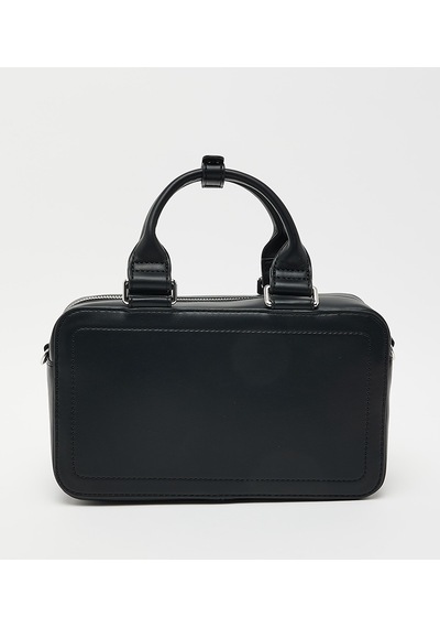 Calvin Klein Lv04f3411g3l2 Bold Ck Elongated Kadın El Çantası Siyah -Beyaz