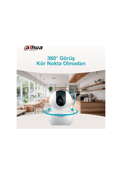 Dahua Dh-h3f Hero H3f 2k - 4mp İç Mekan Wifi 360derece Akıllı Bebek & Güvenlik Kamerası
