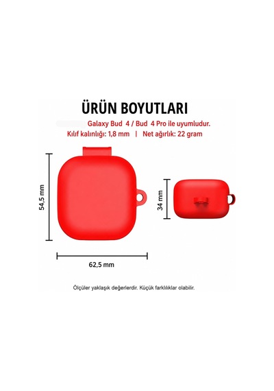 Samsung Galaxy Buds 4 İle Uyumlu/buds 4 Pro İçin True Wireless Earbuds Silkguard Soft Yumuşak Pürüzsüz Silikon Kılıf, Askı Aparatı Dahil Pembe
