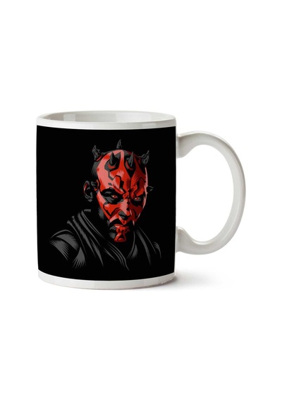 Star Wars Darth Maul Sith Lord İki Tarafı Baskılı Kupa Bardak Çok Renkli