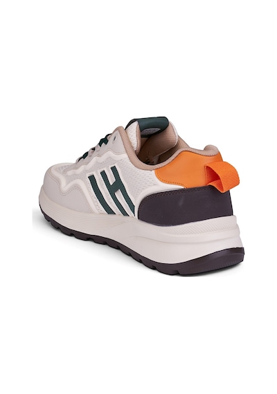 Nstil Erkek Bej Yeşil Spor Ayakkabı Rahat Yumuşak Taban Kaymaz Günlük Bağcıklı Sneaker 2064
