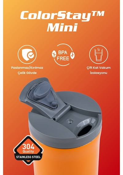 Cooker Colorstay Mini 300 Ml Paslanmaz Çelik Bardak Termos Ckr2101