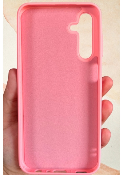 Samsung Galaxy A25 Yıldız Tozu Premium Pembe Silikon Kılıf