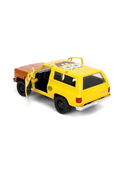 Sponge Bob Figür Ve 1980 Chevy K5 Blazer
