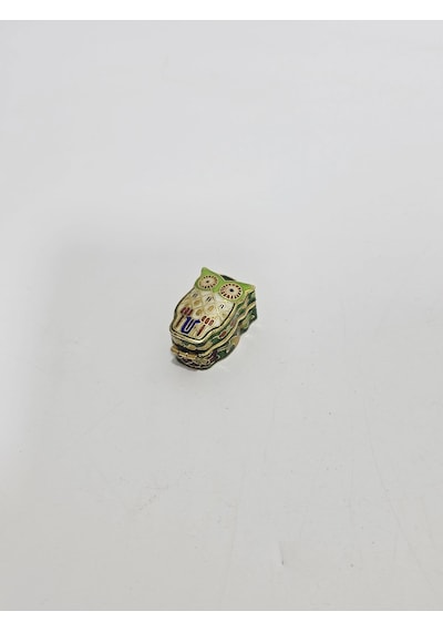 Antika Cloisonne Minyatür Kutu 3,7x2,5cm 082