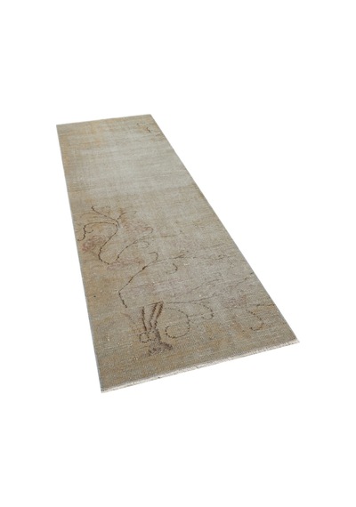 Özel Vintage Eskitme El Dokuma Halı 90 X 260 Cm 8353