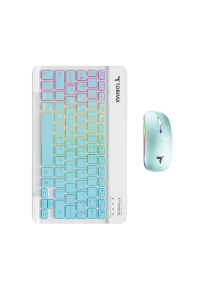 Torima TMK-09 Şarj Edilebilir RGB Işıklı Kablosuz Klavye Mouse Seti